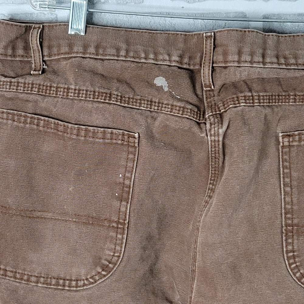 Dickies Brown Canvas Work Pants  Painters Fashion Work Wear Men's Size 42 x 30 - Picture 10 of 16
